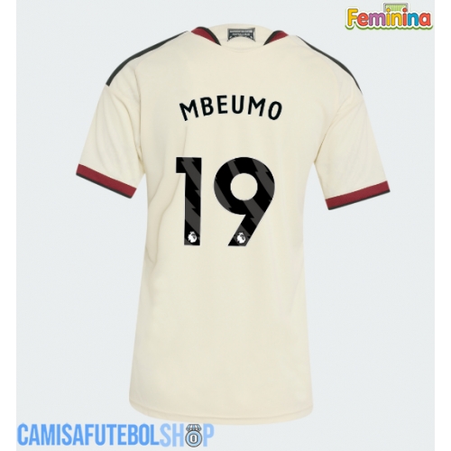 Camisa de time de futebol Manchester United Bryan Mbeumo #19 Replicas 3º Equipamento Feminina 2026-27 Manga Curta